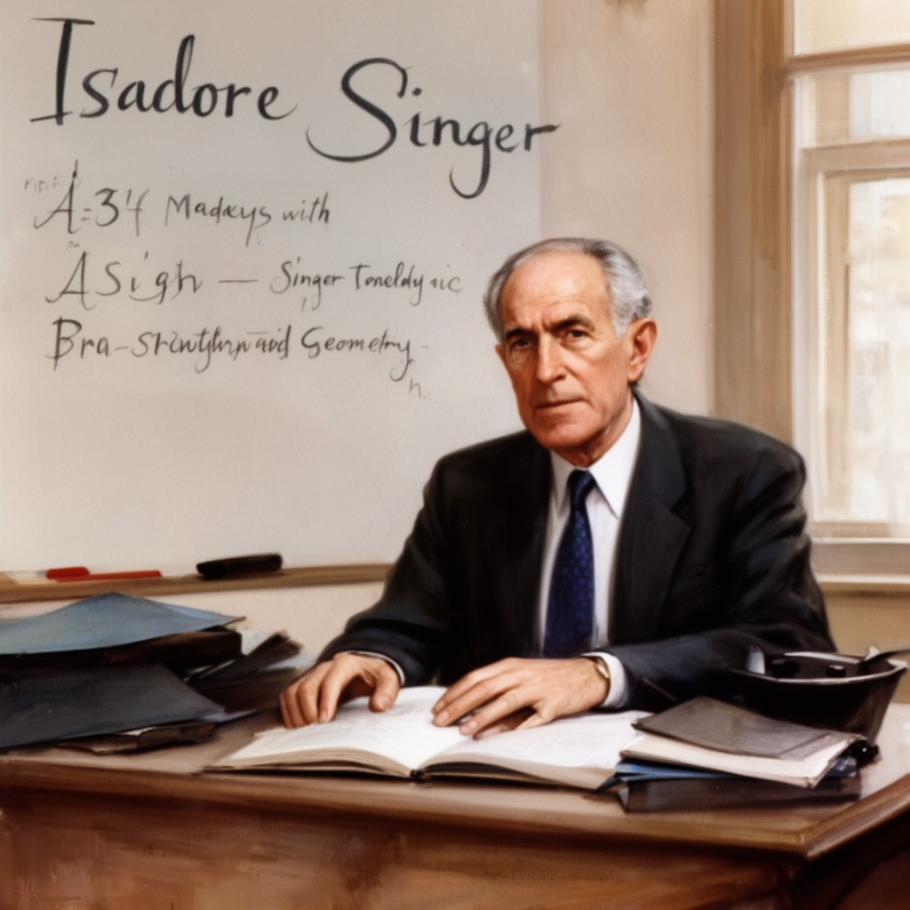 AI-generated illustration of Isadore Singer