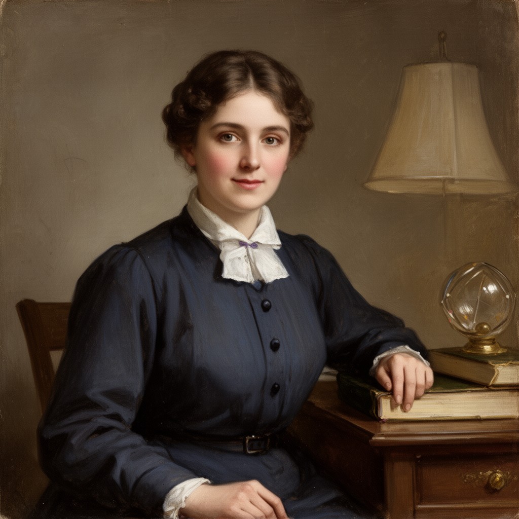 AI-generated illustration of Alicia Boole Stott