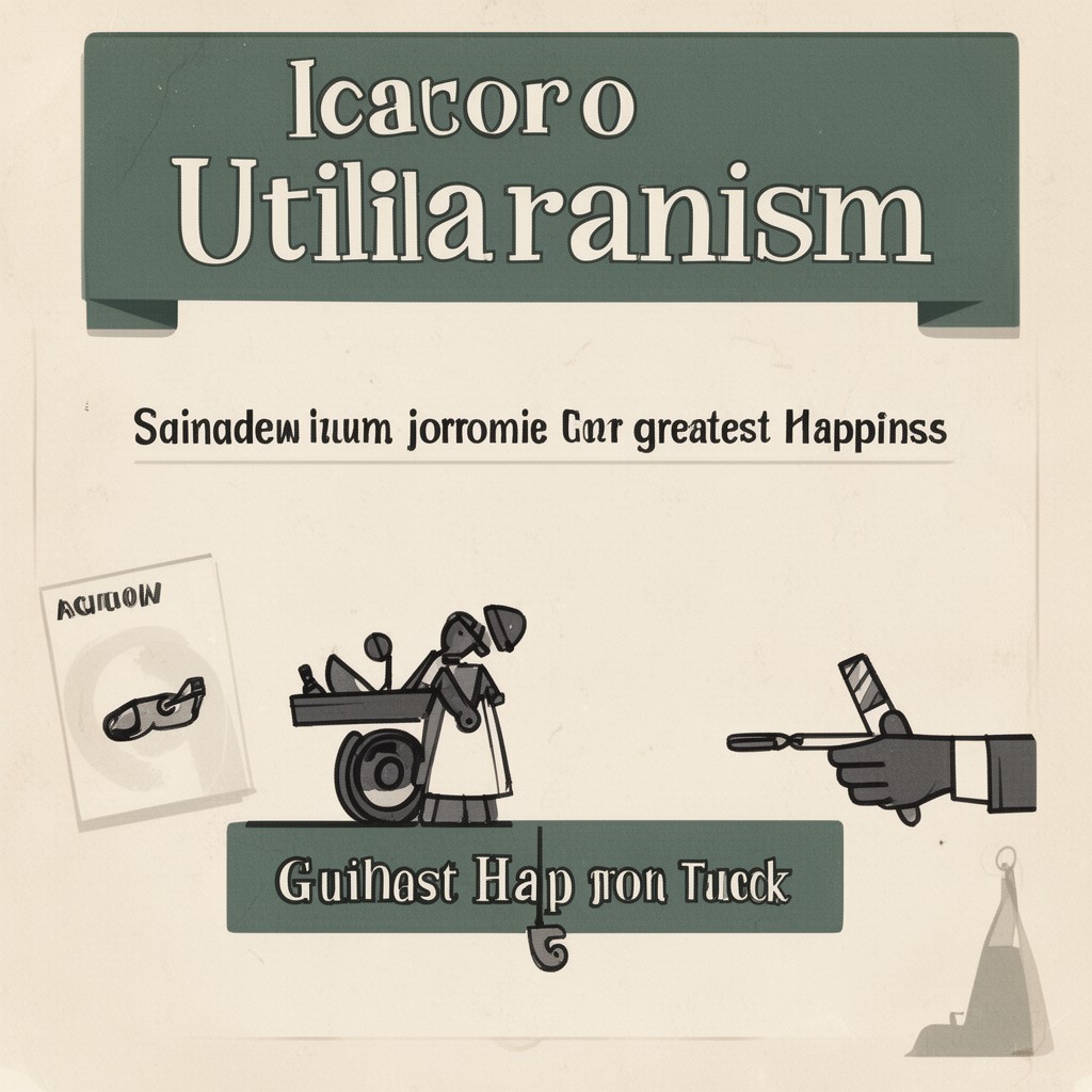 AI-generated illustration of Utilitarianism