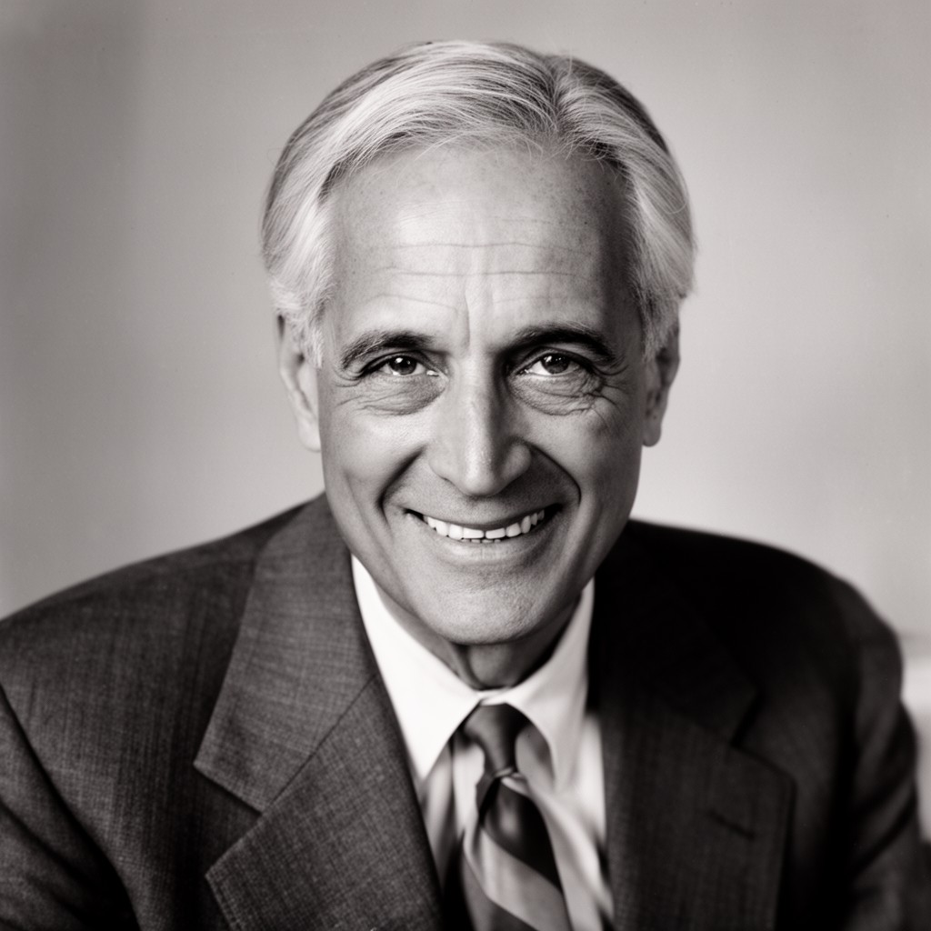 AI-generated illustration of Dale Carnegie