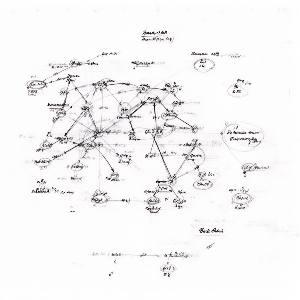 AI-generated illustration of Zermelo–Fraenkel set theory
