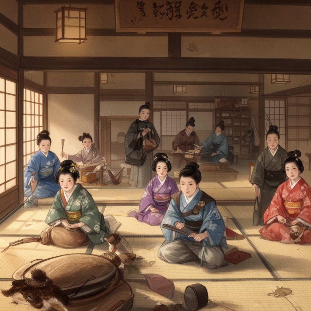 AI-generated illustration of Edo period