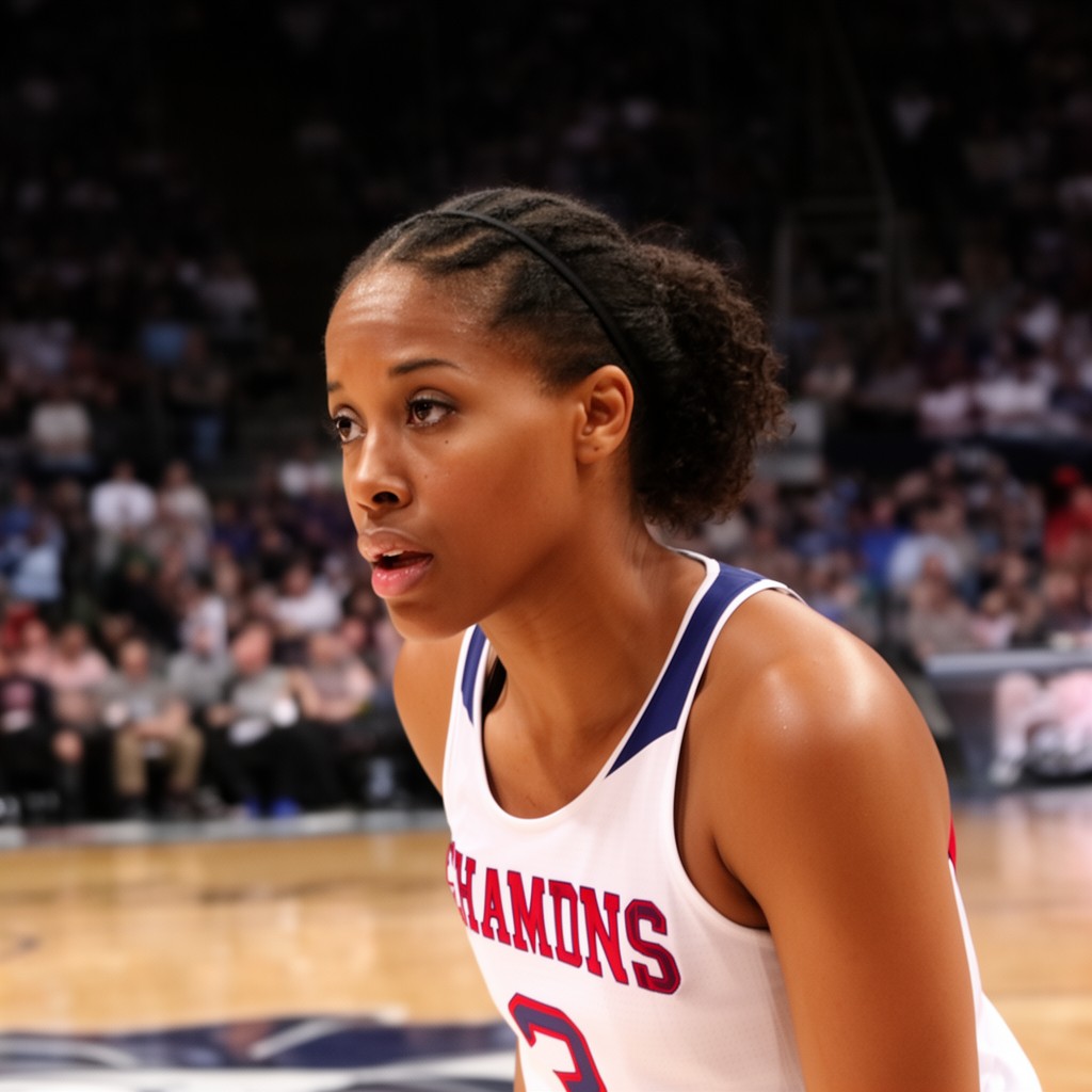 AI-generated illustration of Chamique Holdsclaw