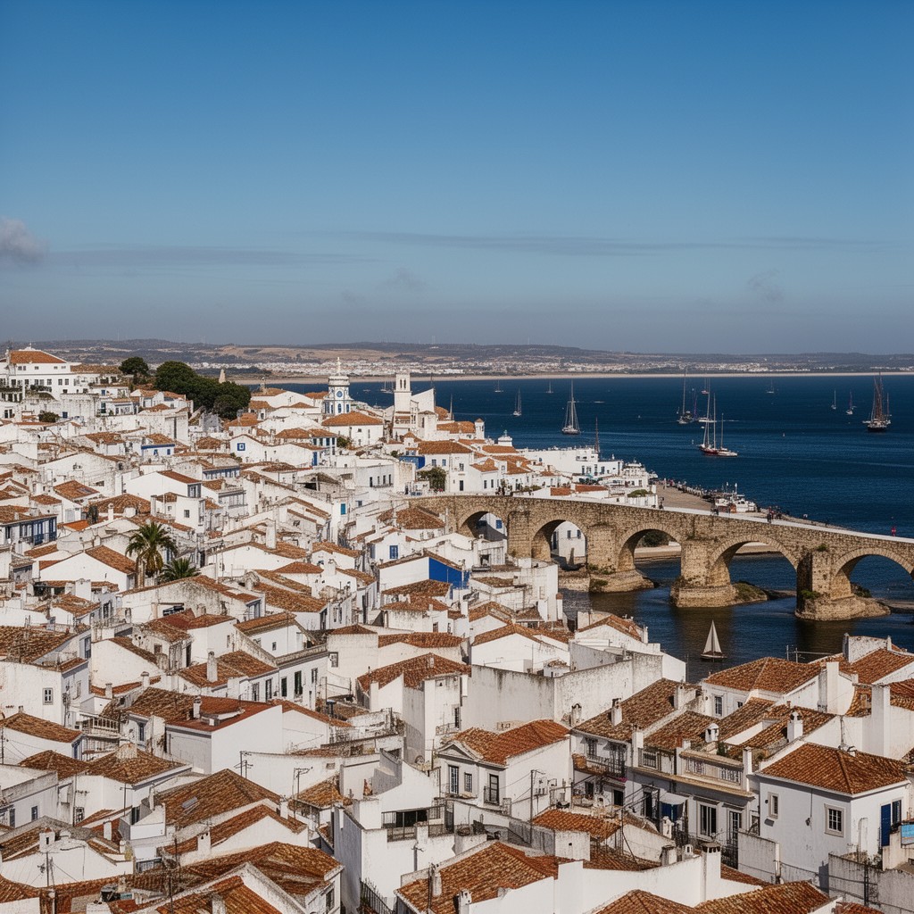 AI-generated illustration of Tavira