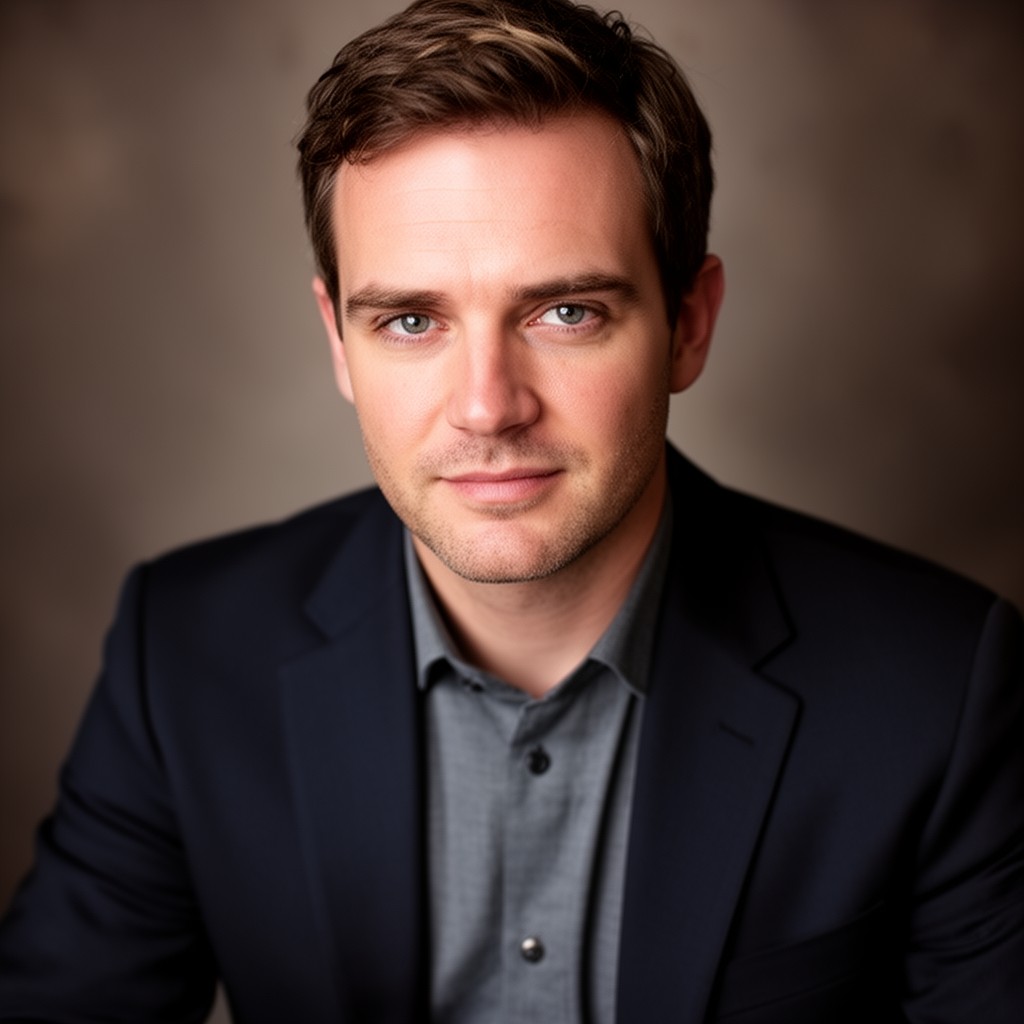 AI-generated illustration of Lorne Balfe