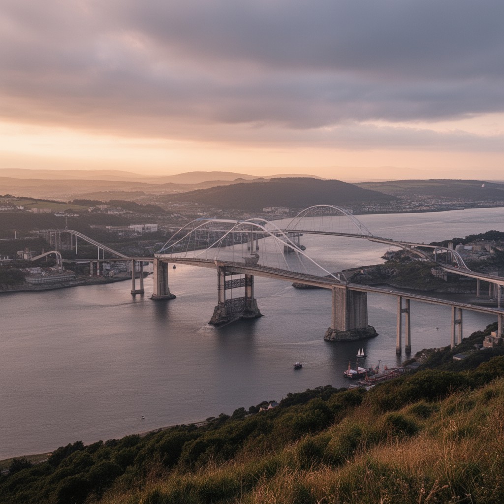 AI-generated illustration of Firth of Forth