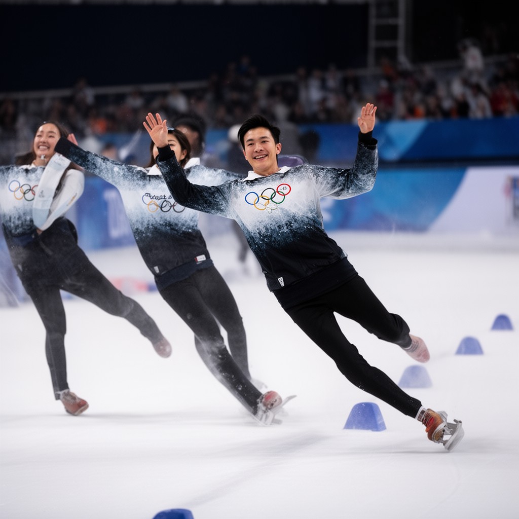 AI-generated illustration of 2022 Winter Olympics