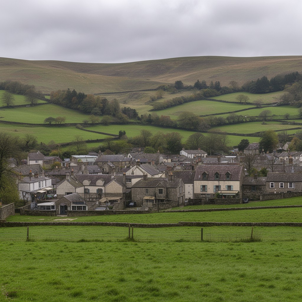 AI-generated illustration of Montgomeryshire