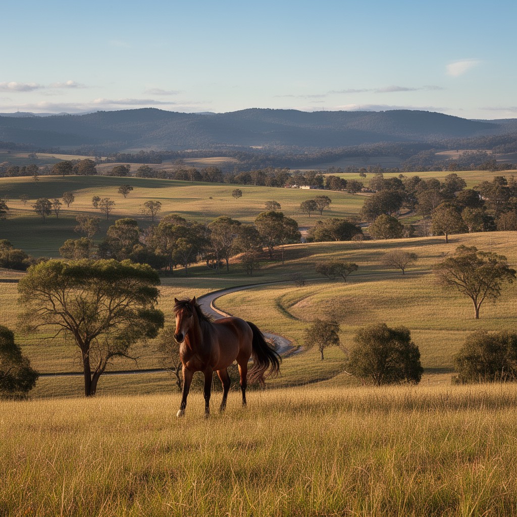 AI-generated illustration of Upper Hunter Shire