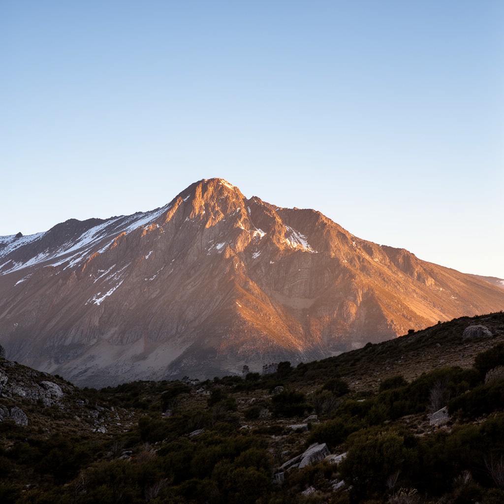 AI-generated illustration of Mount Kosciuszko
