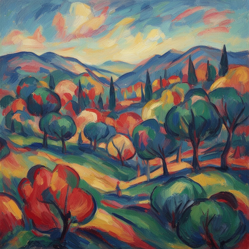 AI-generated illustration of Fauvism