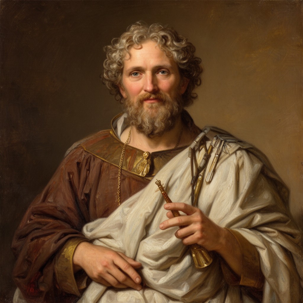 AI-generated illustration of Aristippus