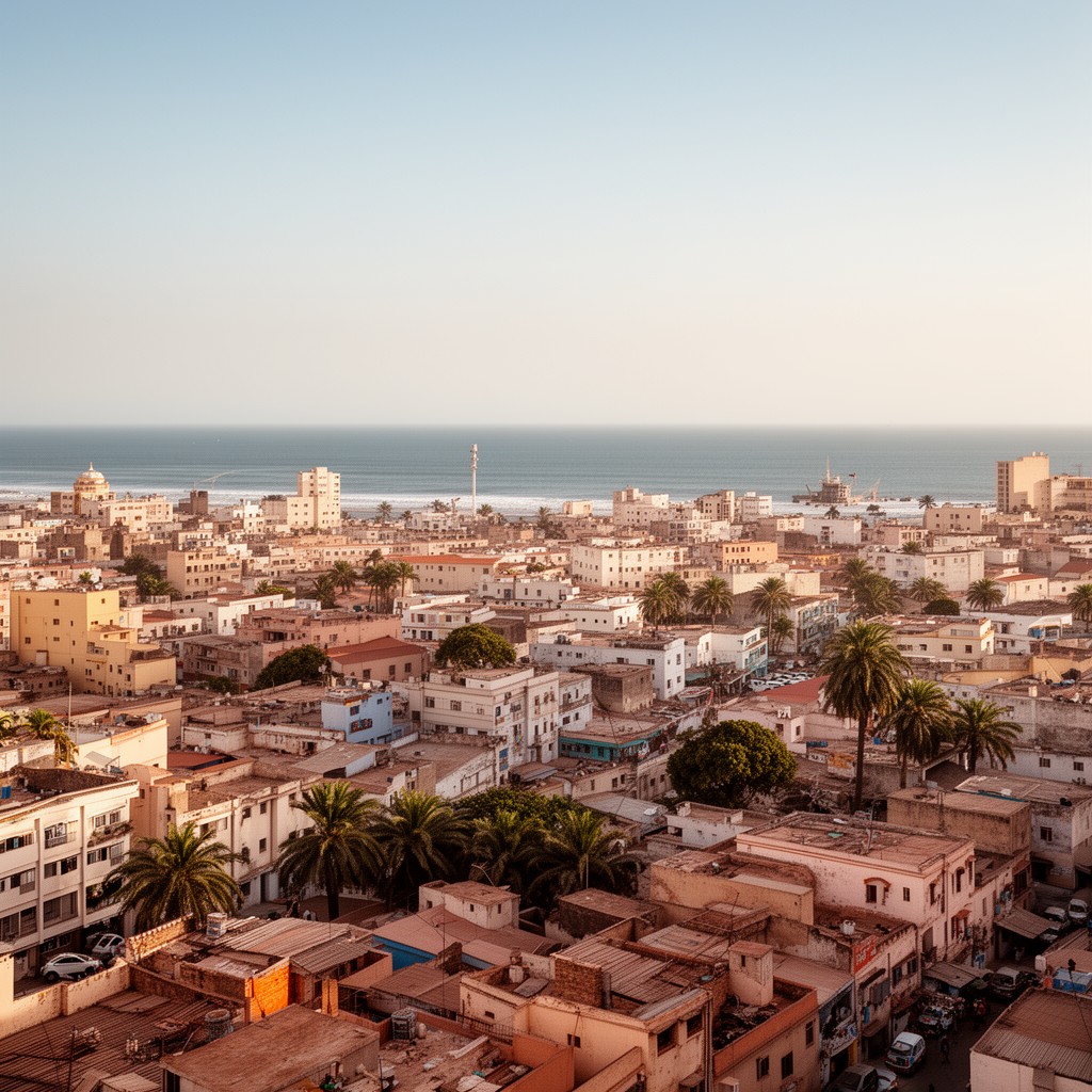 AI-generated illustration of Dakar