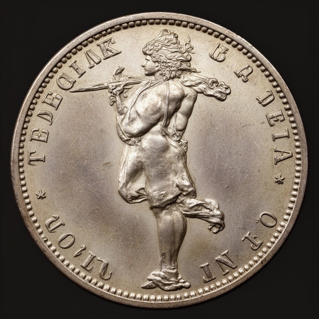 AI-generated illustration of Napoleonic Italian lira