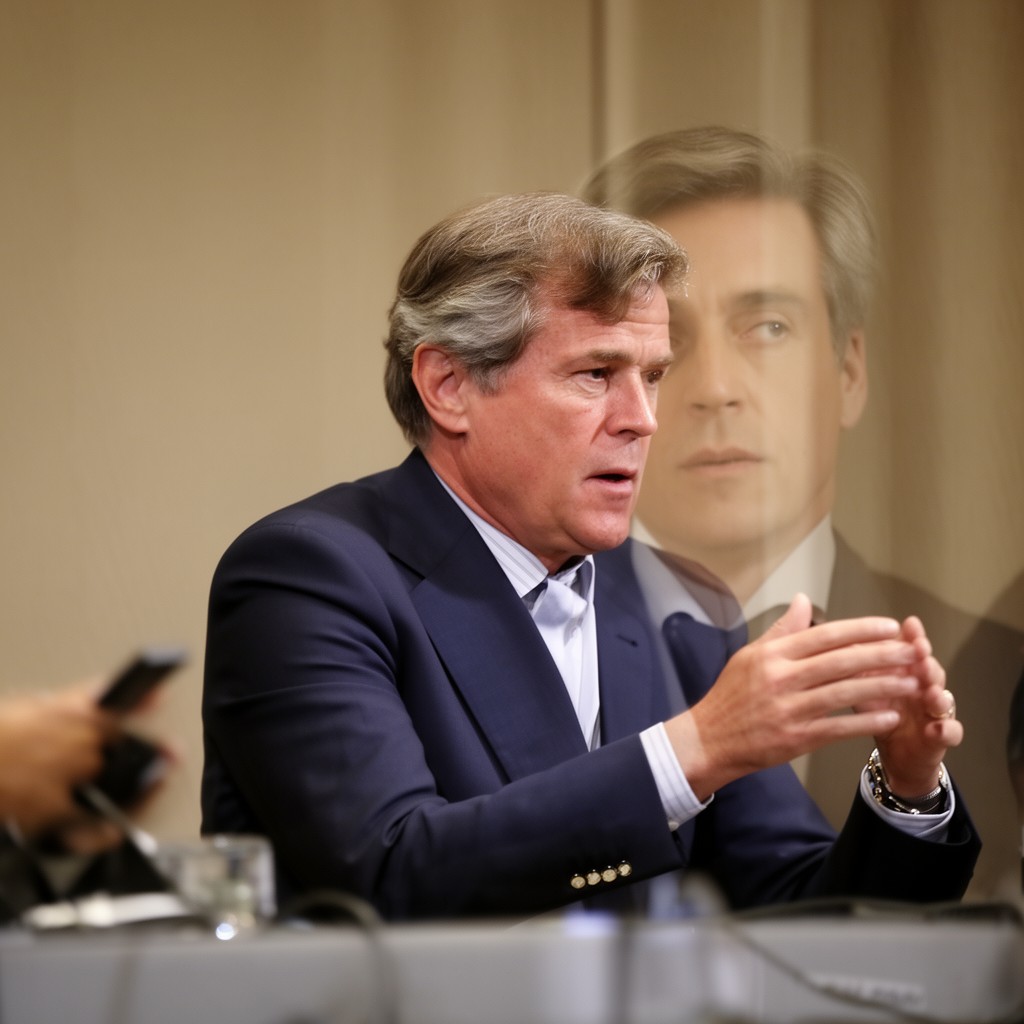 AI-generated illustration of Jan Peter Balkenende