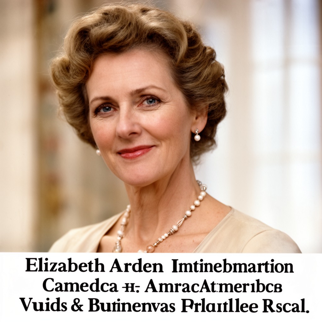 AI-generated illustration of Elizabeth Arden