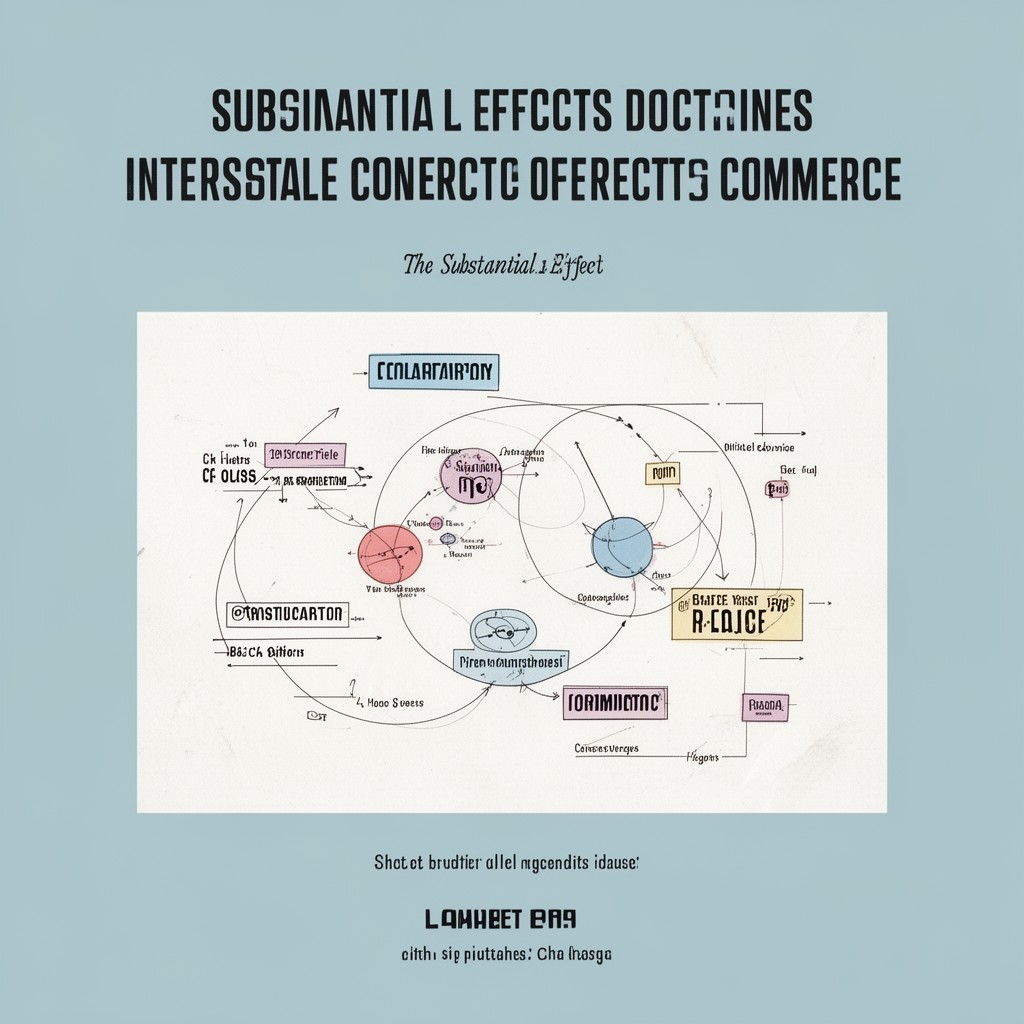 AI-generated illustration of substantial effects doctrine