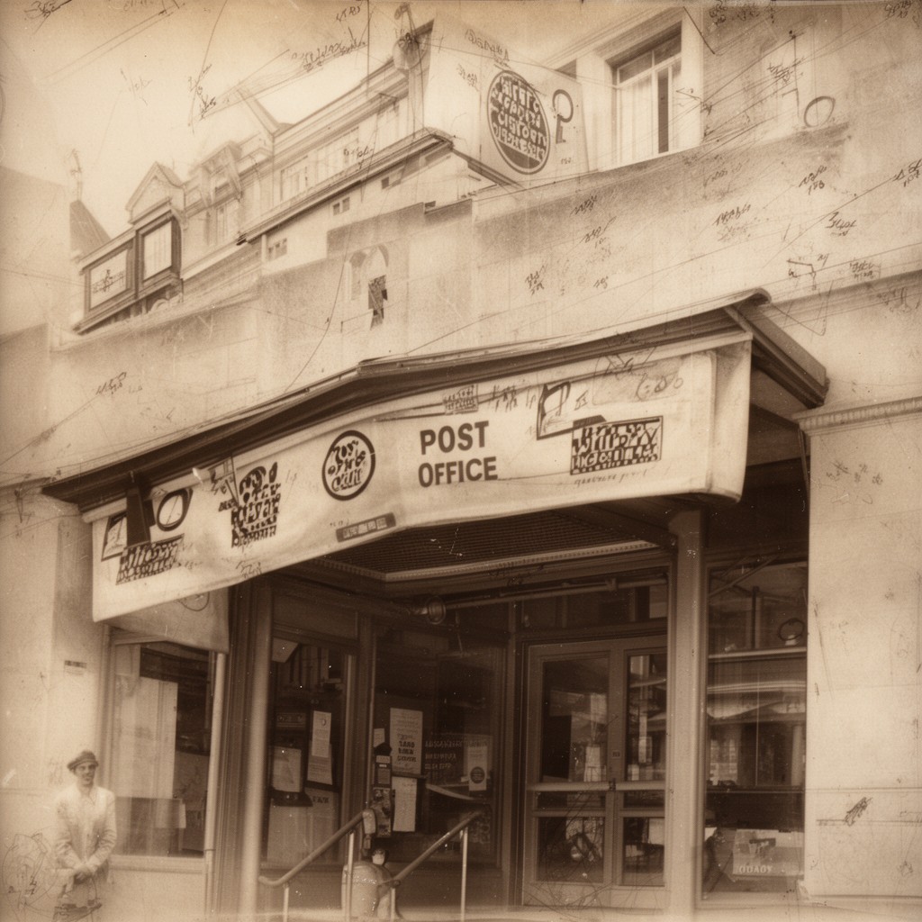 AI-generated illustration of Post Office Department