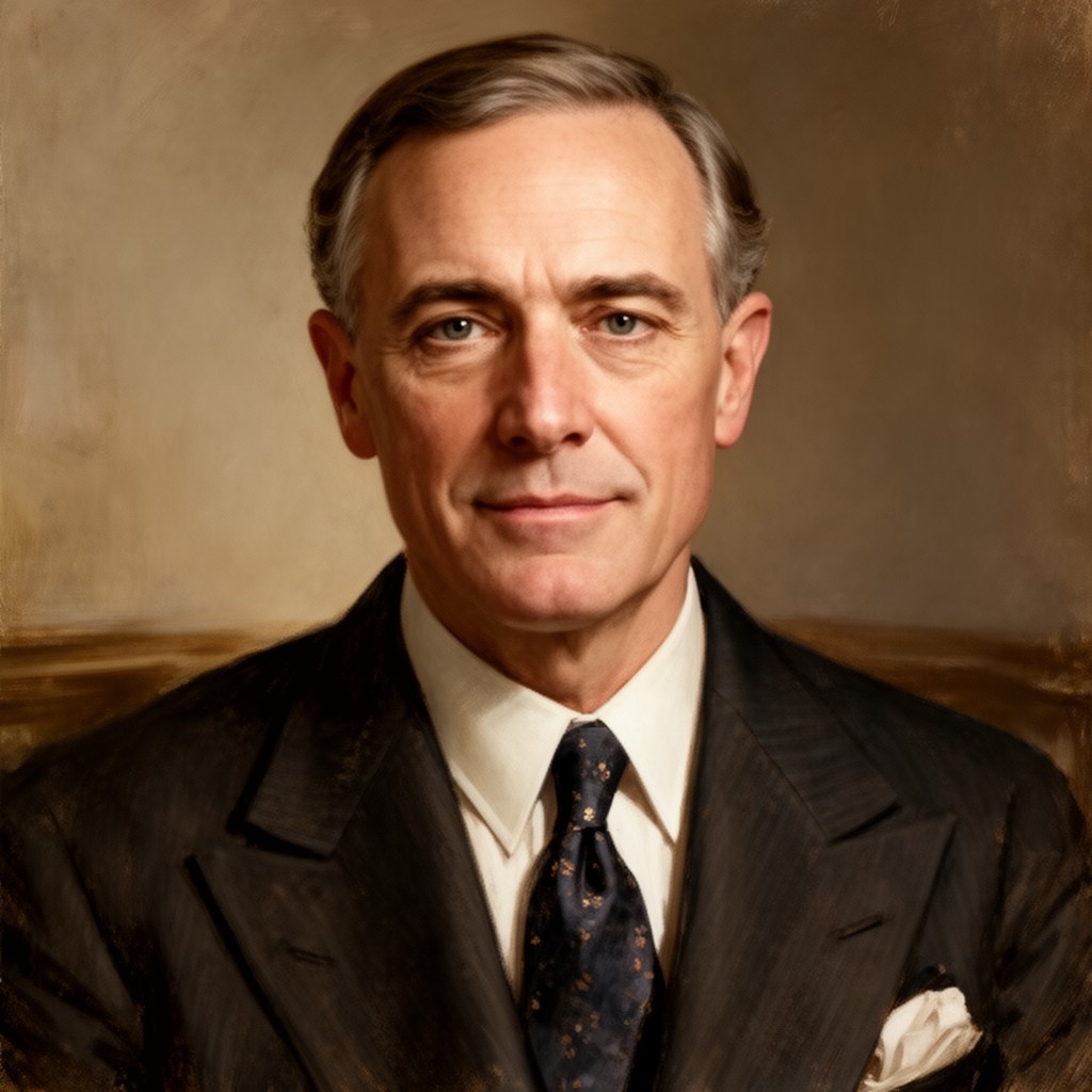 AI-generated illustration of Vincent Astor