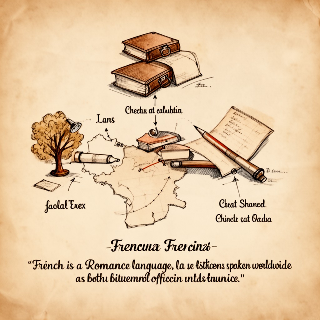 AI-generated illustration of French