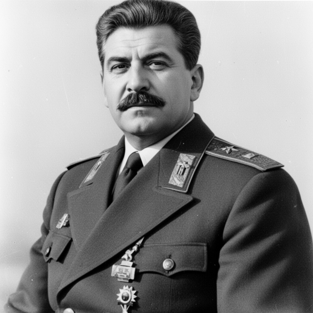 AI-generated illustration of Joseph Stalin
