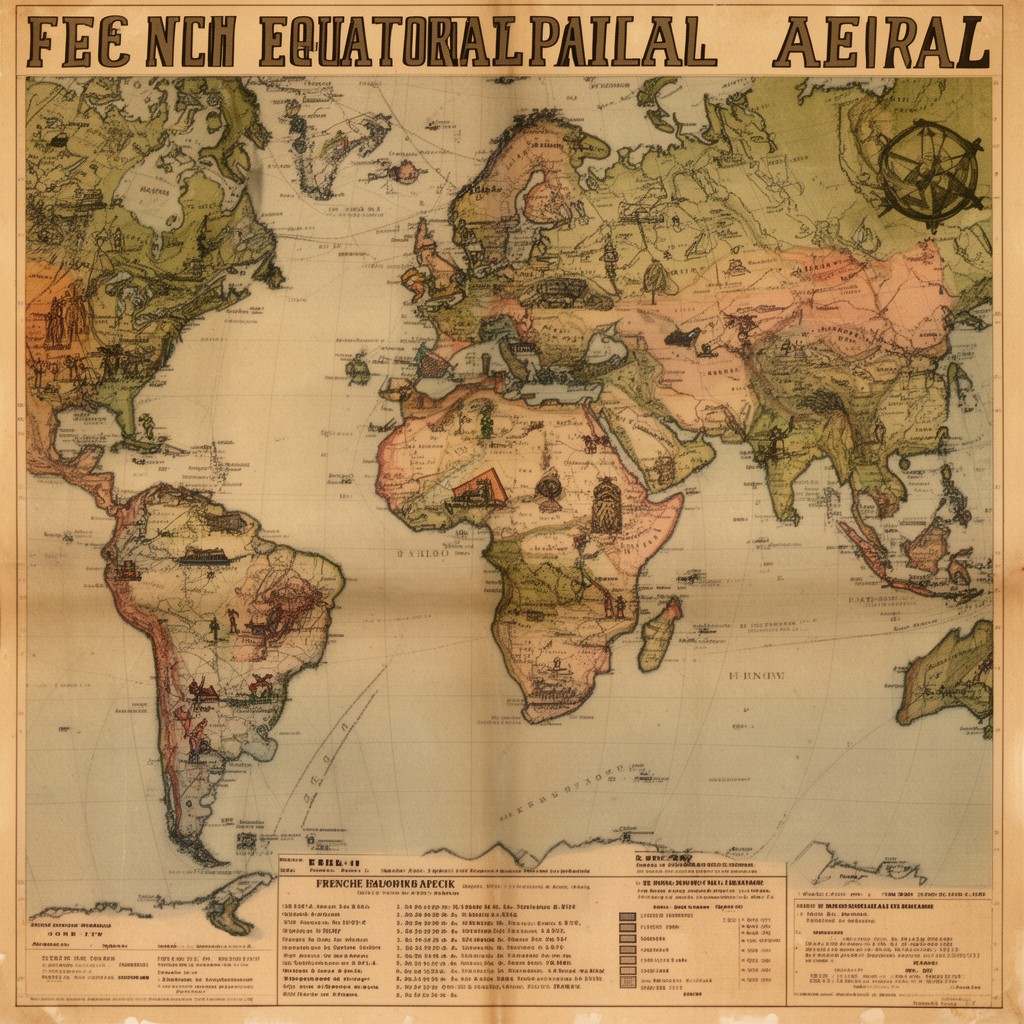 AI-generated illustration of French Equatorial Africa