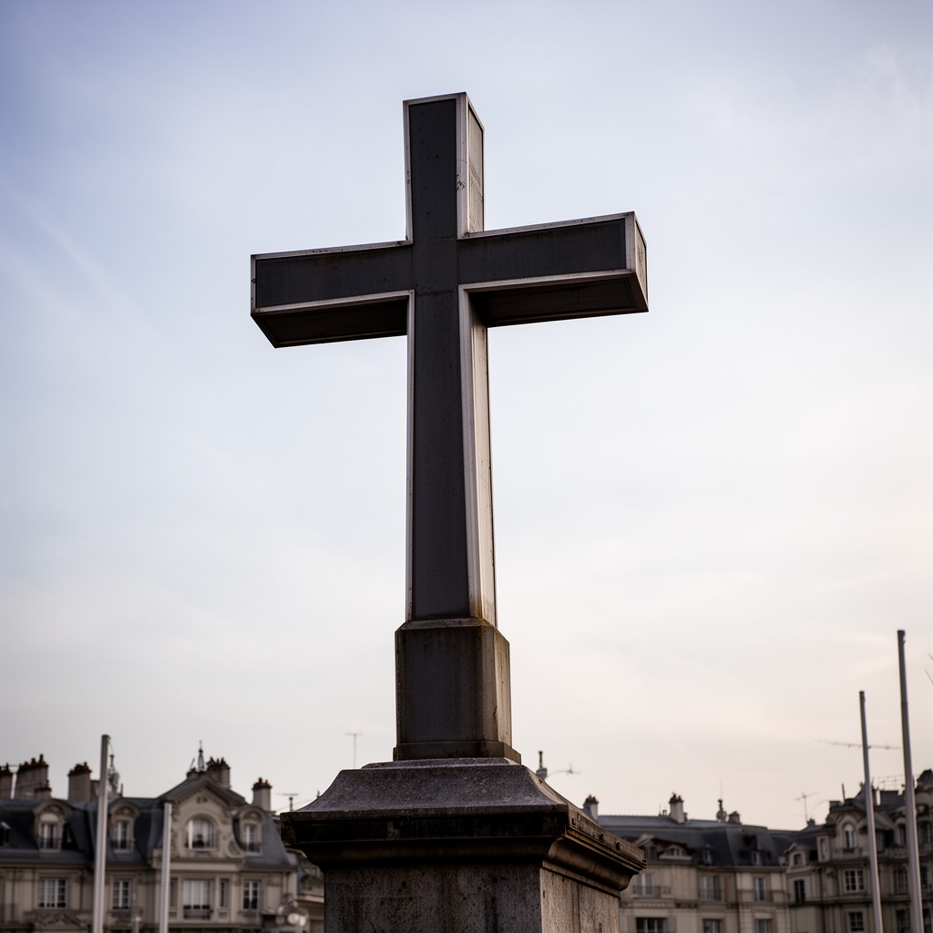 AI-generated illustration of Cross of Lorraine