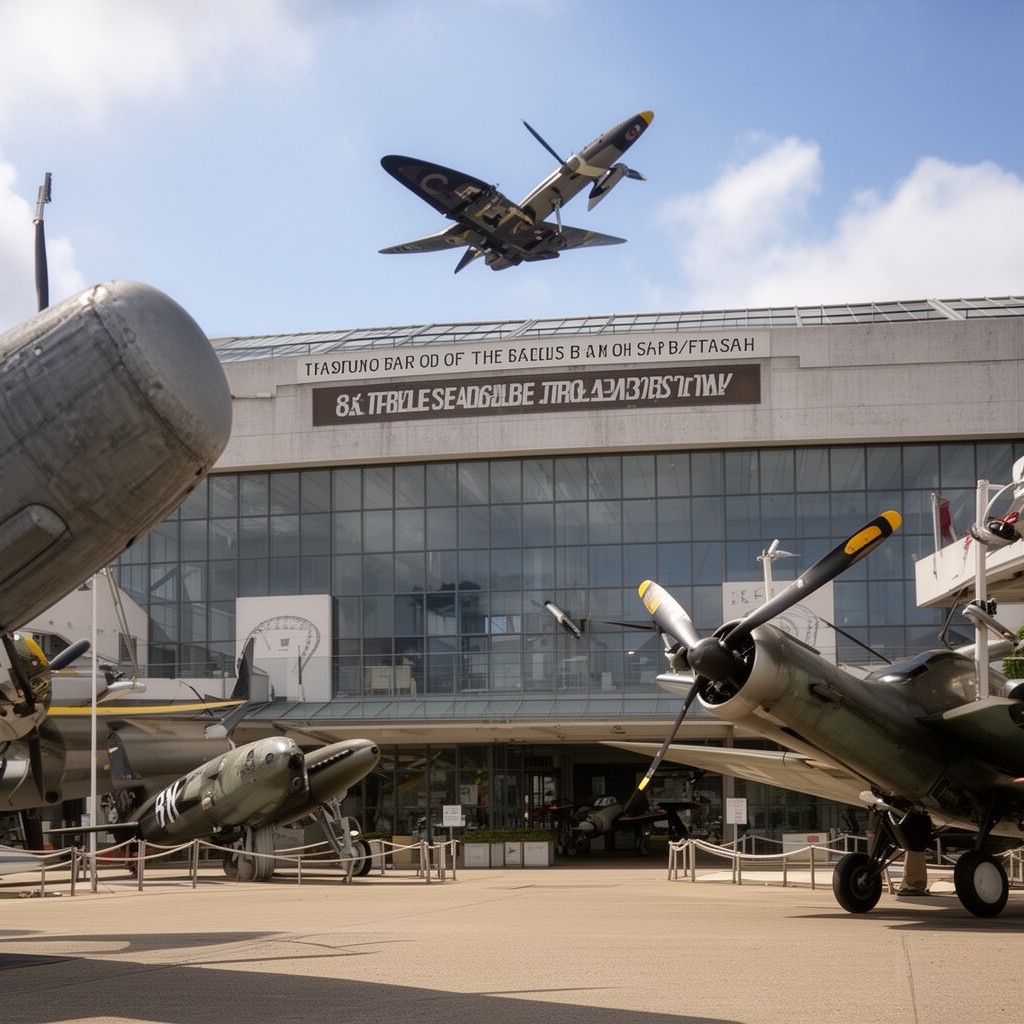 AI-generated illustration of museum of the Battle of Britain