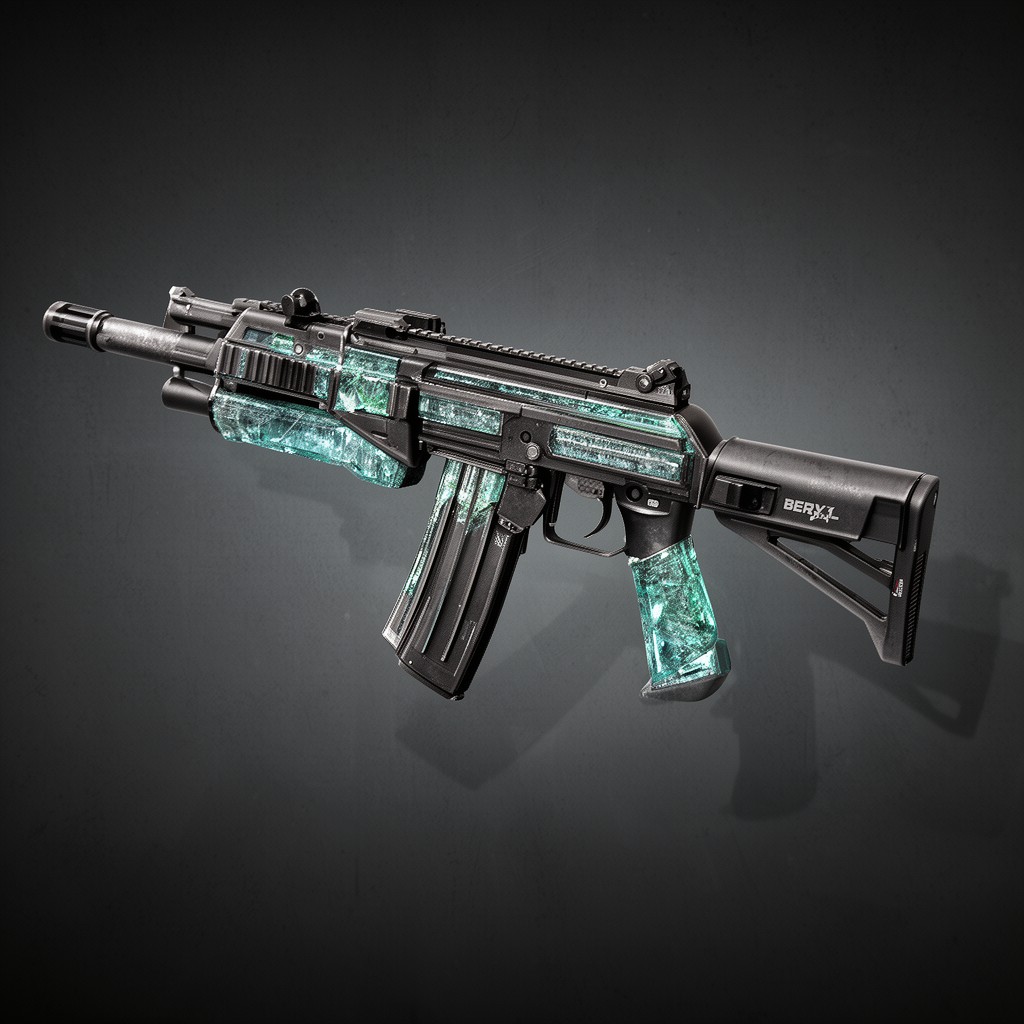 AI-generated illustration of Beryl assault rifle
