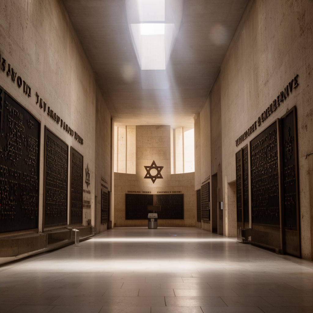 AI-generated illustration of Hall of Remembrance