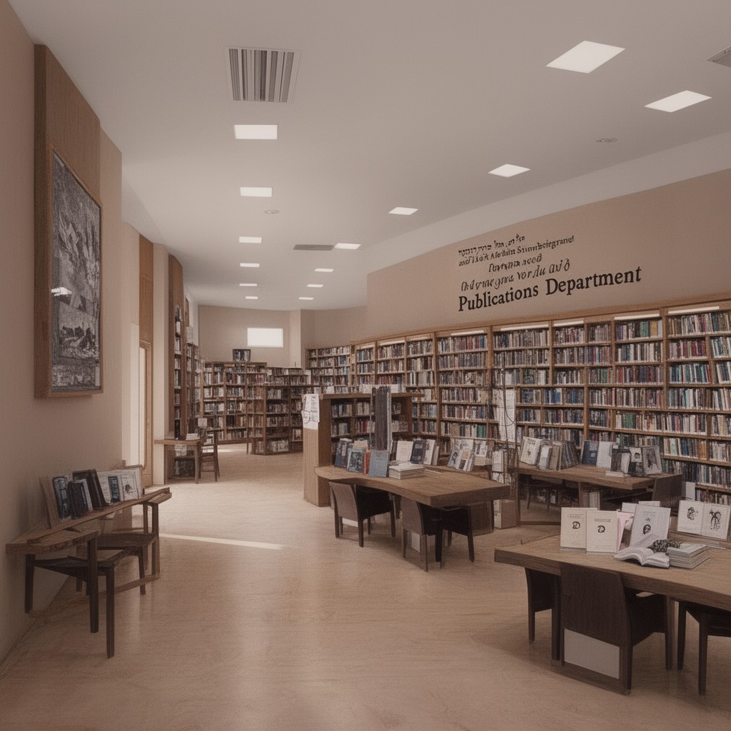 AI-generated illustration of Publications Department