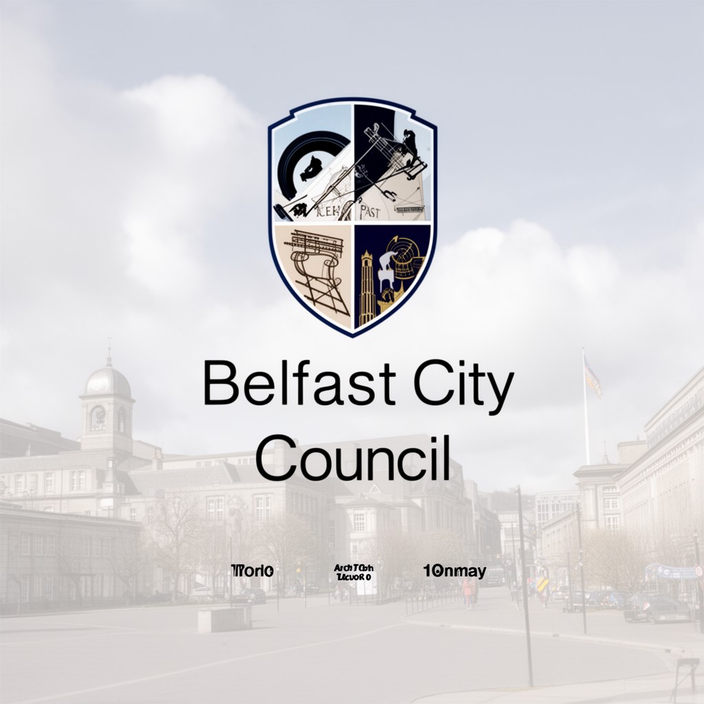 AI-generated illustration of Belfast City Council