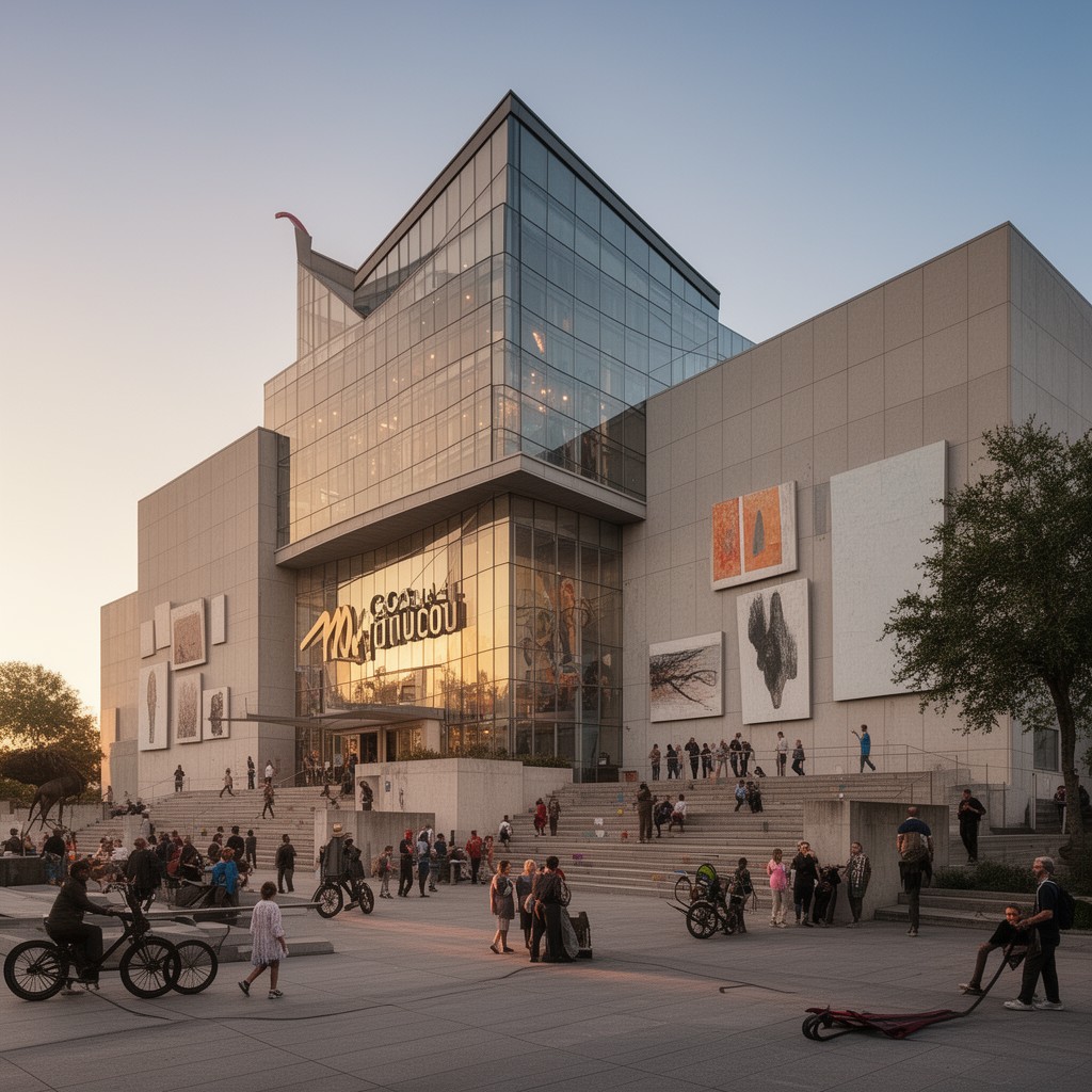AI-generated illustration of High Museum of Art