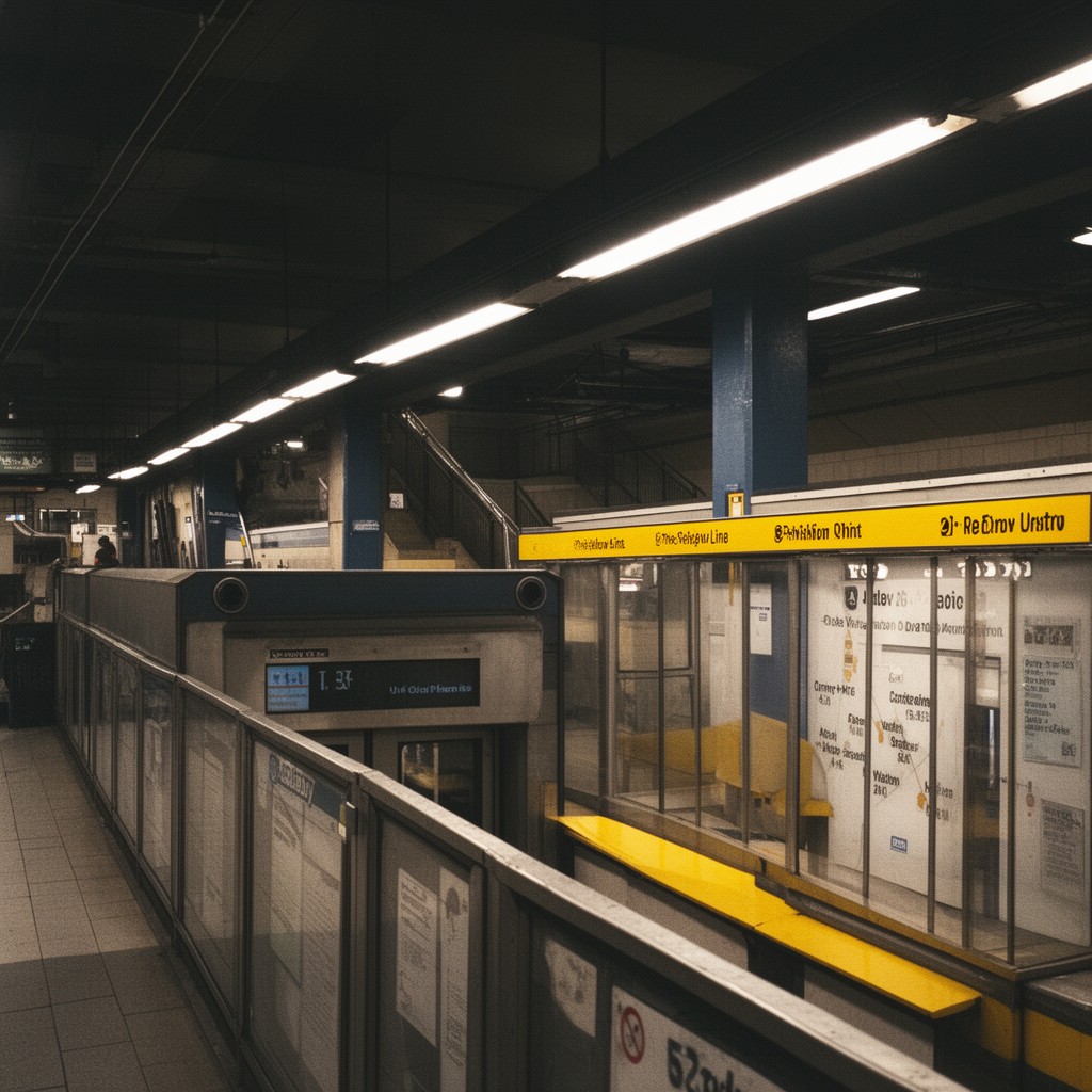 AI-generated illustration of Yellow Line
