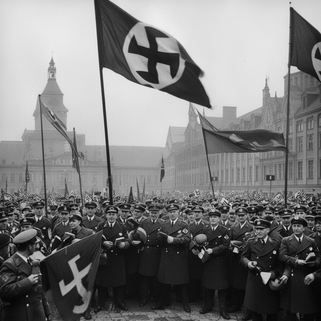 AI-generated illustration of Nazism