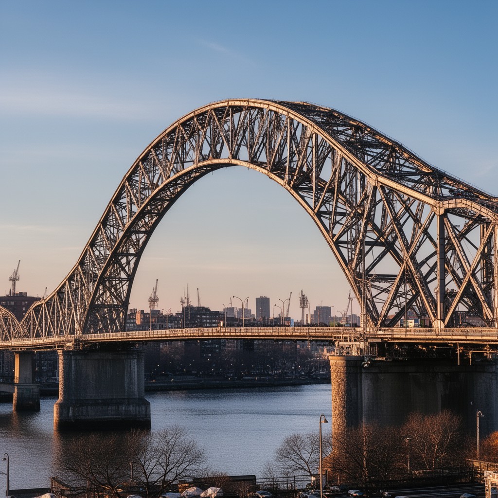 AI-generated illustration of Mystic River Bridge