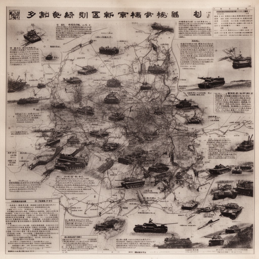 AI-generated illustration of Operation Ichi-Go