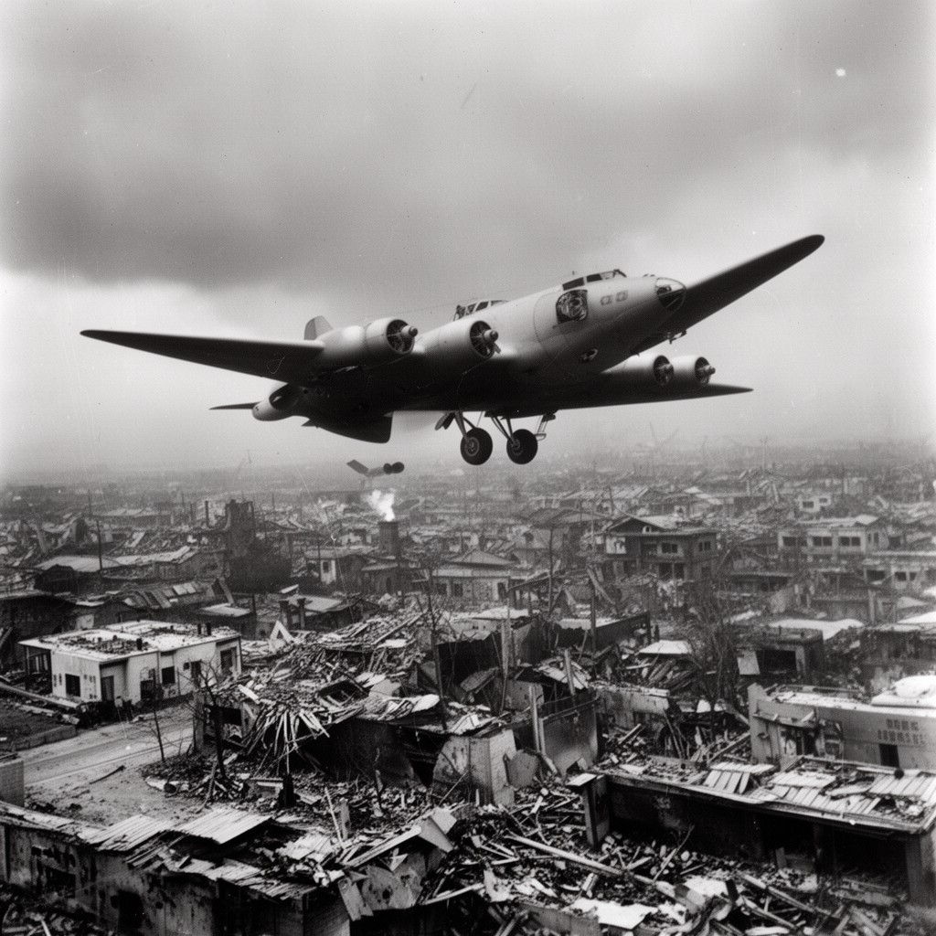 AI-generated illustration of Operation Meetinghouse