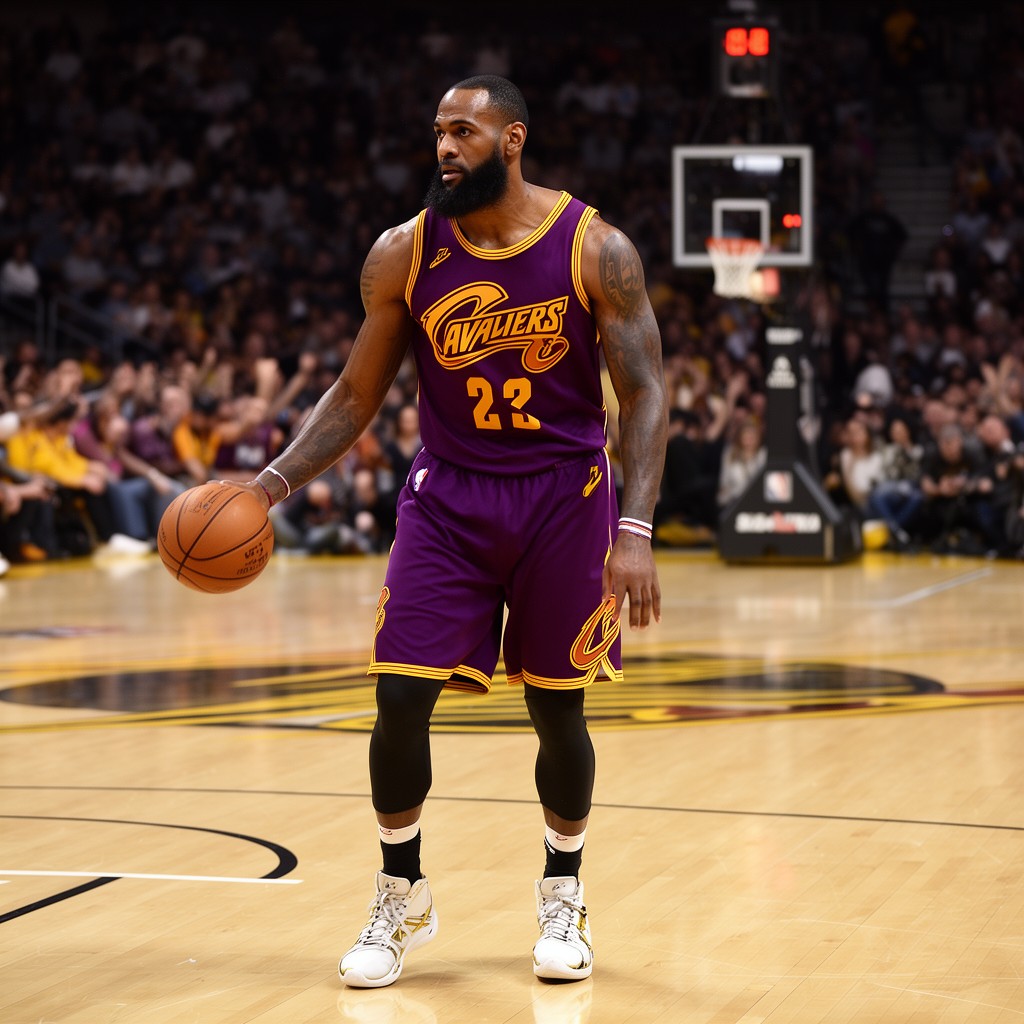 AI-generated illustration of Cleveland Cavaliers