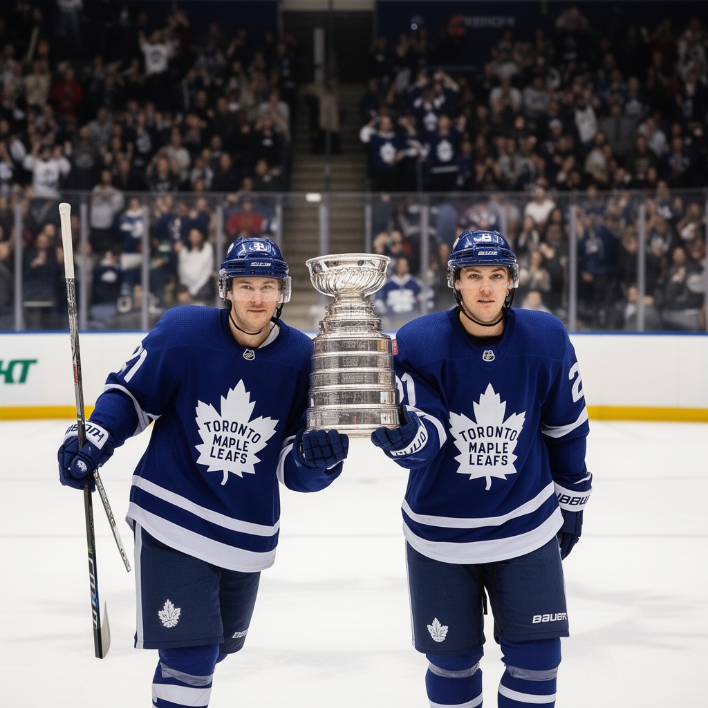 AI-generated illustration of Toronto Maple Leafs