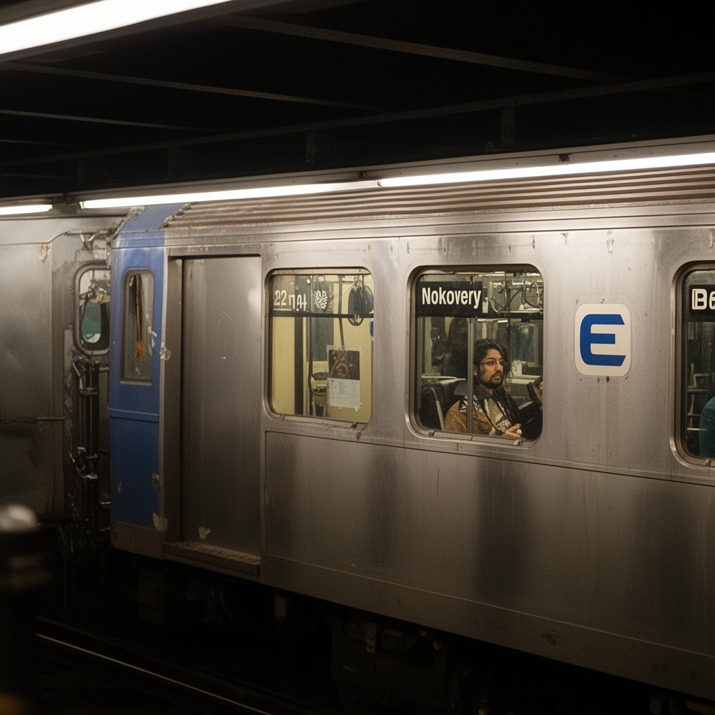 AI-generated illustration of E train