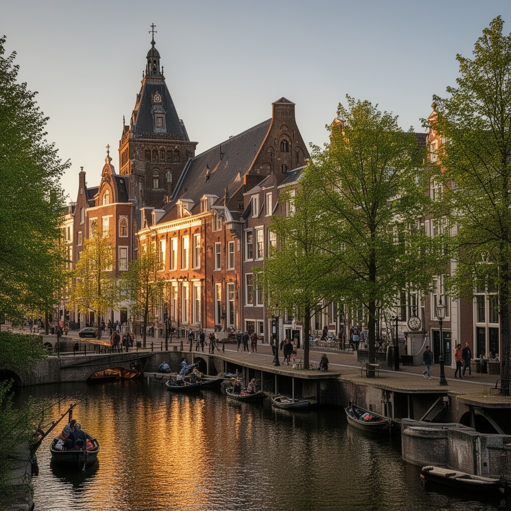 AI-generated illustration of Leiden