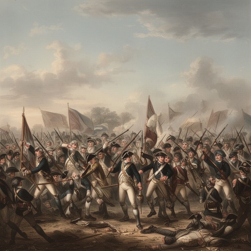 AI-generated illustration of Battle of Monmouth