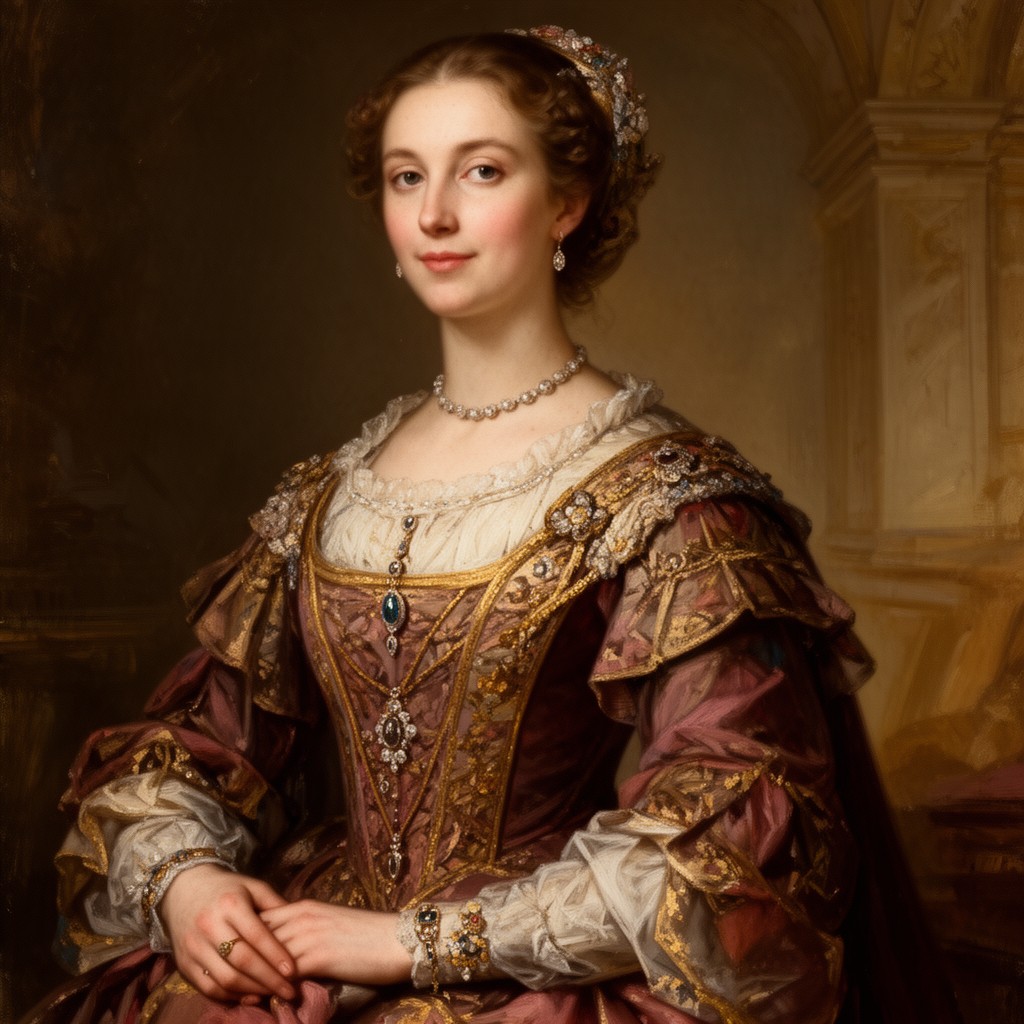 AI-generated illustration of Anne of Denmark