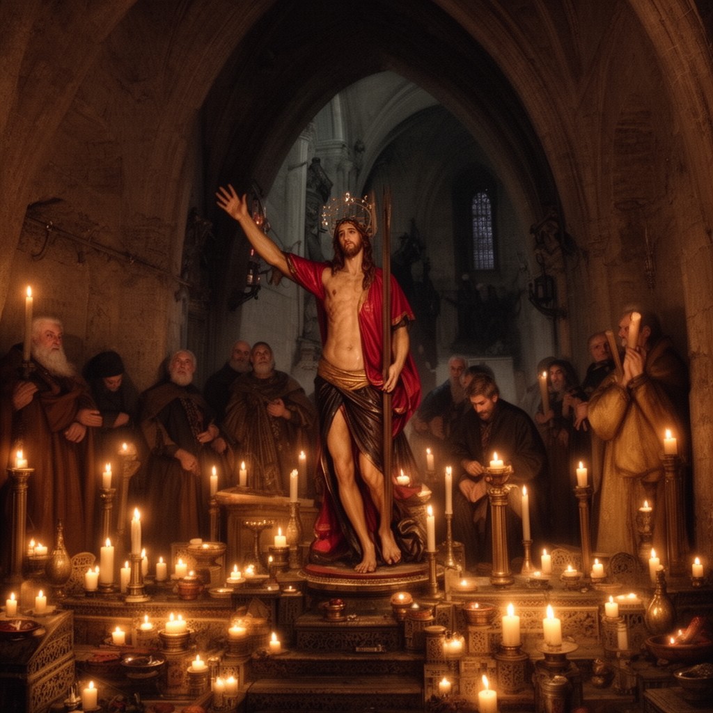 AI-generated illustration of Holy Week
