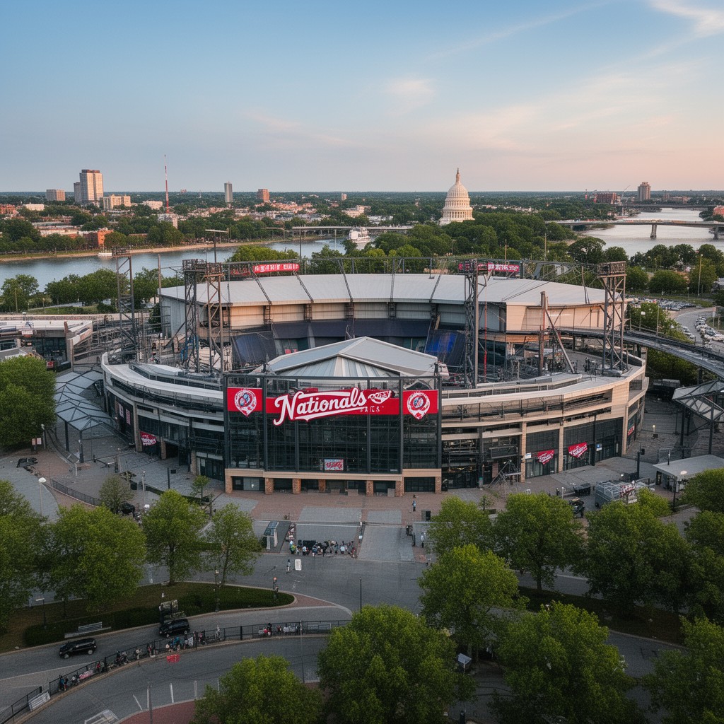 AI-generated illustration of Nationals Park