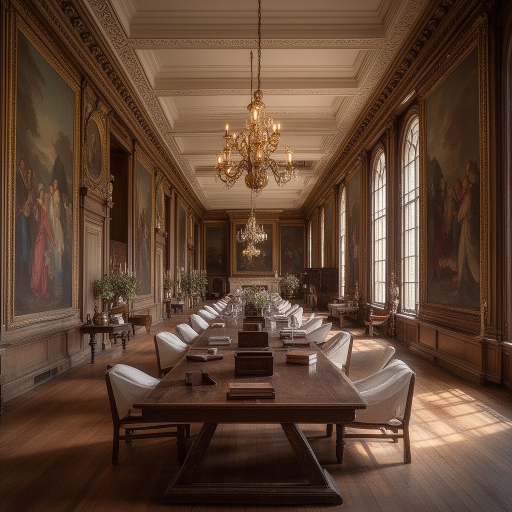 AI-generated illustration of Long Gallery