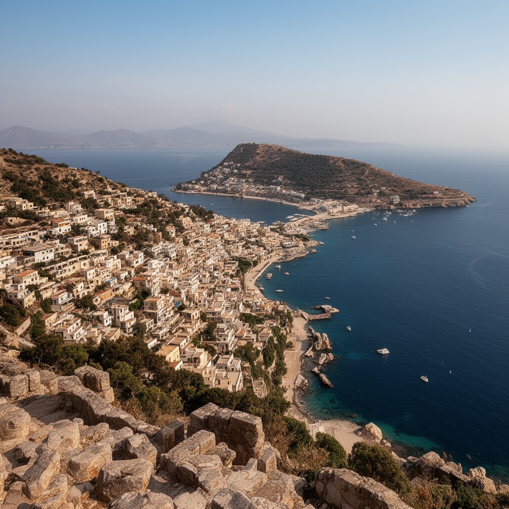 AI-generated illustration of Crete