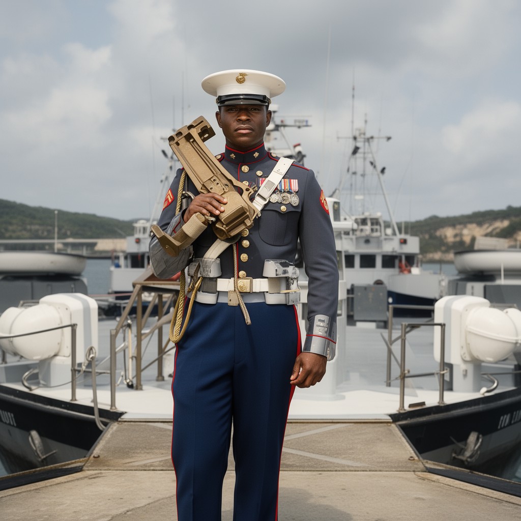 AI-generated illustration of Sergeant Major of the Marine Corps