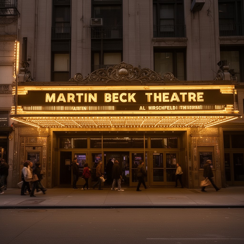 AI-generated illustration of Martin Beck Theatre